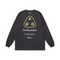 FPA Sorona UPF50+ Sun Protection Long Sleeve Spring/Fall Casual Loose Round Neck Outdoor Sports Couple T-Shirt for Men