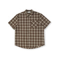 FPA Classic Plaid Short-Sleeve Shirt – American Retro Check Pattern, Loose Fit Summer Casual Shirt