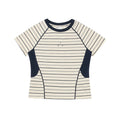 FPA Striped Color-Block Short Sleeve T-Shirt 2026 New Round Neck Casual Sports Slim Fit Tee