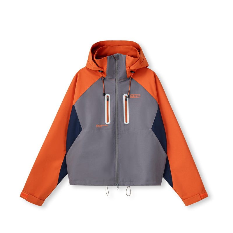 FPA Color-Block Cocoon Shell Jacket for Men – National Trend Outdoor Windproof Mountaineering Jacket