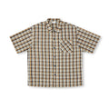 FPA Plaid Cuban Short-Sleeve Shirt – American Retro Streetwear Summer Loose-Fit Casual Shirt for Men