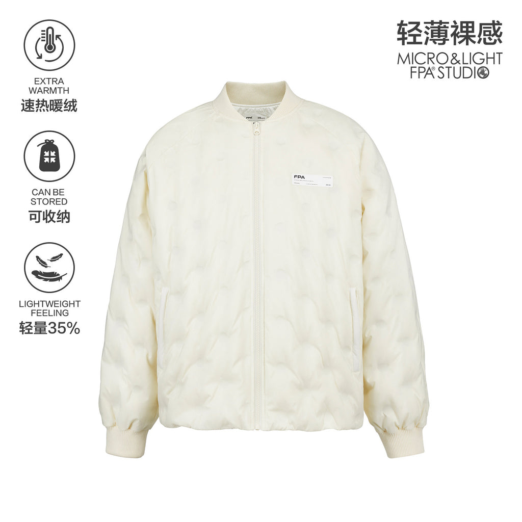 FPA Lightweight 90% White Duck Down Baseball Jacket – Chinese Streetwear Portable Down Coat