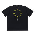 FPA Cool-Touch Ice Skin Sports Outdoor Short Sleeve T-Shirt, Streetwear Trendy American Style Summer Casual Couple Black Short Sleeve Men