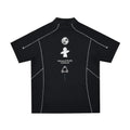 FPA Half-Zip Breathable Cycling Reflective Short Sleeve Outdoor Sports Fitness Summer Printed Casual T-Shirt for Men