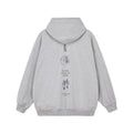 FPA Natural Elements Logo Hoodie for Men and Women – Heavyweight Pullover with Letter Print, Autumn Casual Streetwear