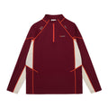 FPA Color-Block Long Sleeve Cycling Shirt - Chinese Streetwear Trendy American Style Half-Zip Autumn Couple Outdoor T-Shirt