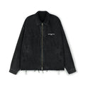FPA Washed Fringed Denim Jacket – Chinese Streetwear Trend, American Loose Fit, Unisex Collared Jacket for Men