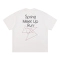 FPA Geometric Print Polka Dot Running Short Sleeve T-Shirt - Summer Outdoor Sports Quick-Dry Cool Touch Couple Half Sleeve Tee