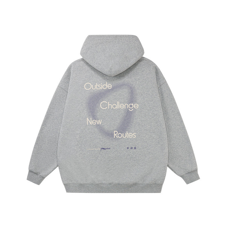 FPA Patterned Polka Dot Color-Block Hoodie