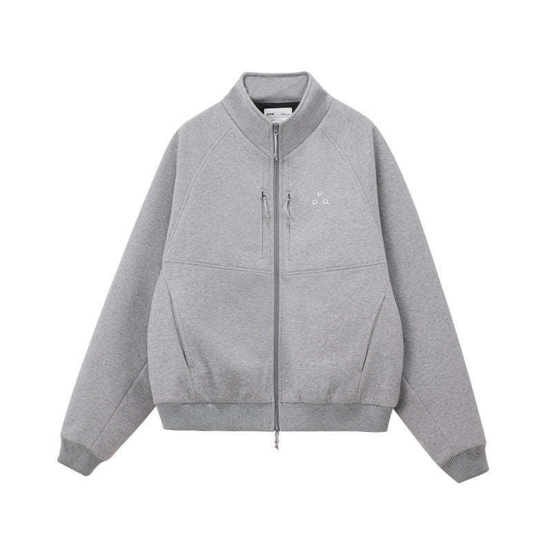 FPA Wool-Blend Thermal Lined Outdoor Double-Zip Jacket – Autumn/Winter Stand Collar Unisex