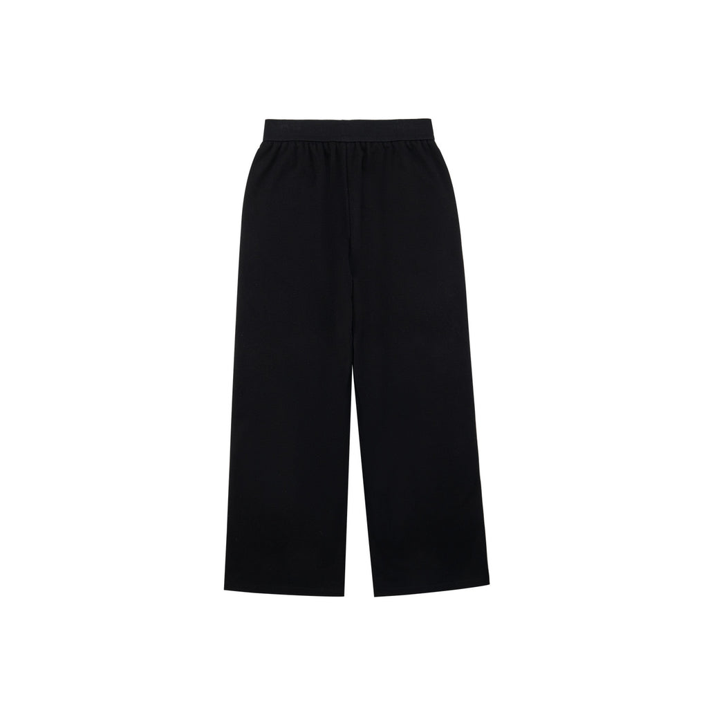 FPA Tencel Wool Textured Contrast Stitch Curved-Leg Trousers – Autumn/Winter Relaxed Wide-Leg Unisex Casual Pants