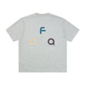 FPA Ice Cream Color Block Triangle Logo Athletic Quick-Dry Antimicrobial Short Sleeve T-Shirt - National Trend Summer Basic Logo Tee