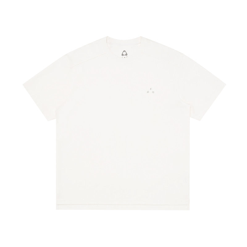 FPA Quick-Dry Antibacterial Anti-Mite Short Sleeve T-Shirt, Chinese Street Style, Black and White Couple Round Neck Minimalist Casual Tee
