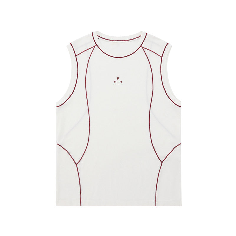 FPA Sports Color-Block Tank Top 2026 New Summer Fitness Running Outdoor Sleeveless T-Shirt for Men