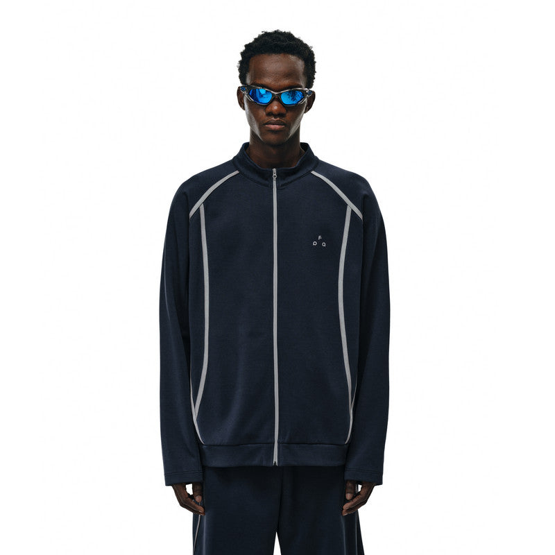 FPA Insulated 7A Antibacterial Moisture-Wicking Stand Collar Cardigan Sweatshirt - Chinese Streetwear Trendy American Retro Stand Collar Jacket