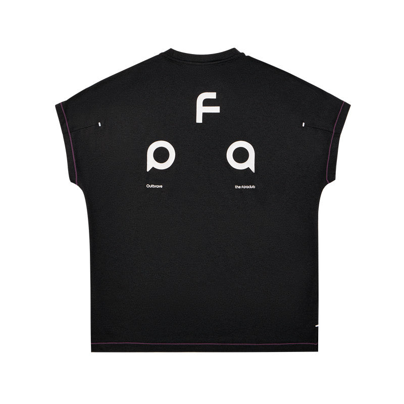 FPA Sun-Protective Antibacterial Stretch Contrast Stitch Sleeveless Short-Sleeve Summer Sports Design Couple T-Shirt