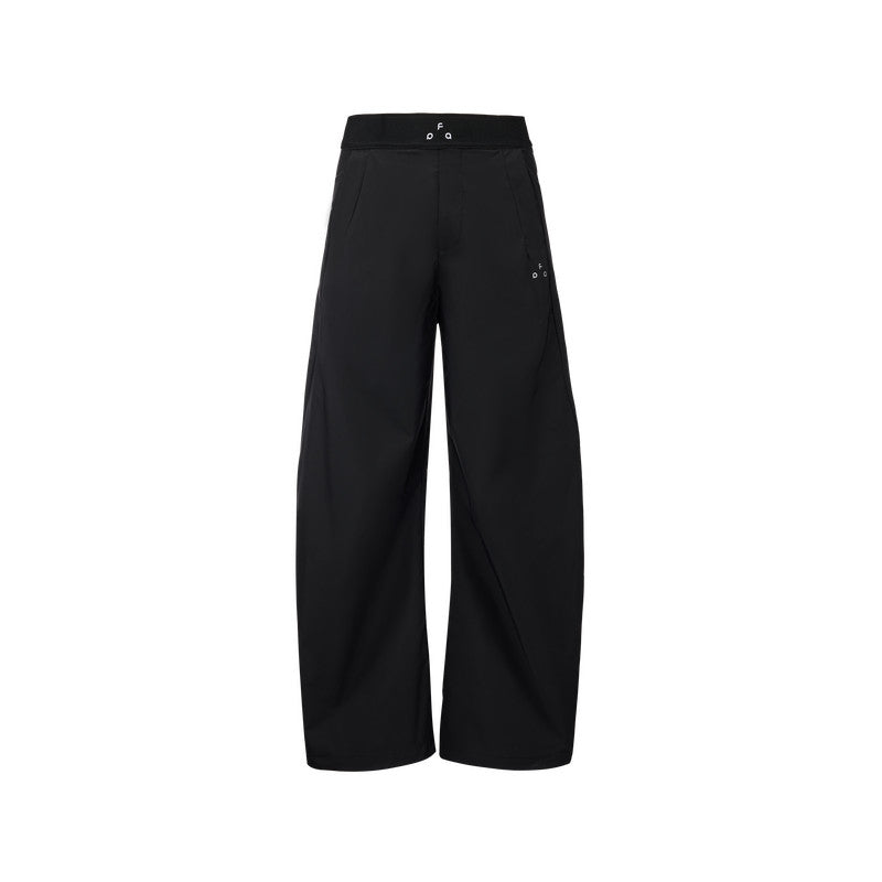 FPA Elastic Logo Woven Quick-Dry Curved-Leg Trousers