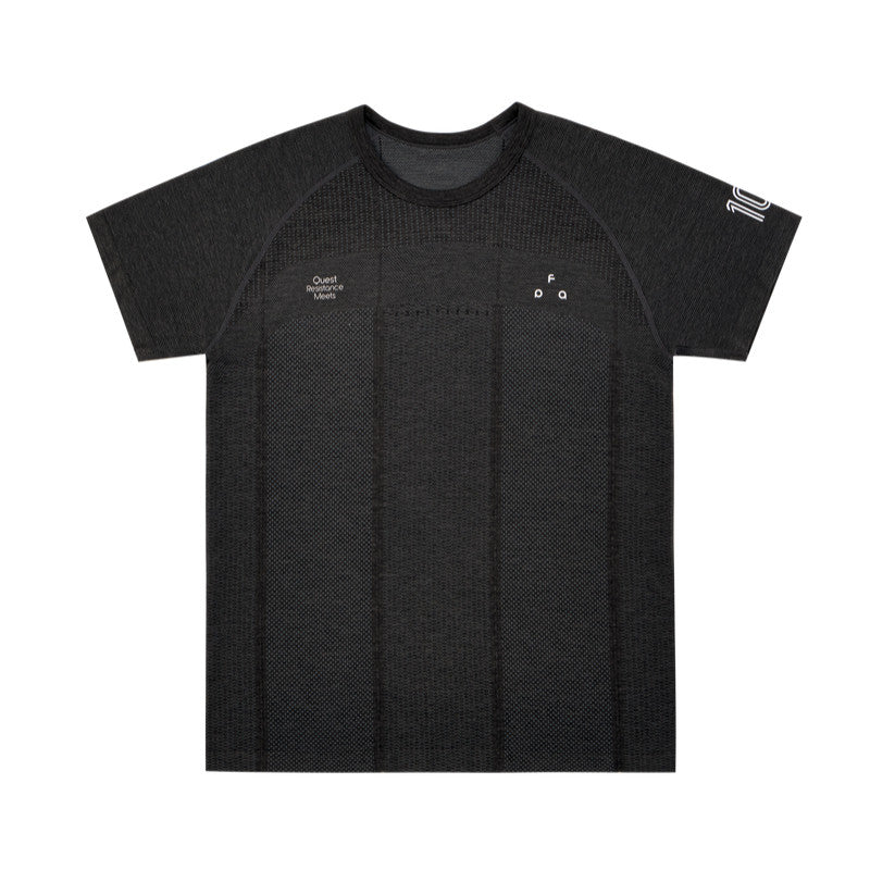 FPA Football Capsule Series Knit Texture Panel Soccer Short Sleeve T-Shirt for Men – Summer Quick-Dry Athletic Tee