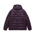 FPA Ribbed-Structure Double-Zip Lightweight Down Hooded Jacket - Winter Lightweight Premium Couple Down Coat