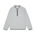 FPA Sports Waffle Cotton Half-Zip Long Sleeve Spring/Fall Loose Casual Unisex National Trend T-Shirt