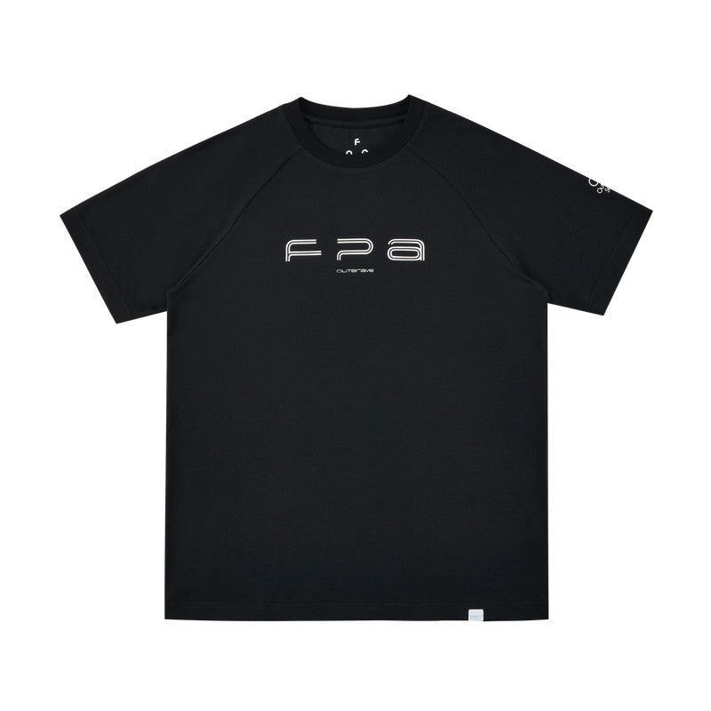 FPA Basic Logo COOLMAX Short Sleeve T-Shirt for Men - Summer Casual Crew Neck Outdoor Fitness Breathable Cool Touch