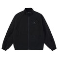 FPA Long-Staple Cotton Shrink-Resistant Jacket – Lightweight Spring/Fall Zip-Up Stand Collar American Casual Outdoor Couple Sports Jacket