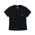 FPA Xinjiang Combed Cotton Basic Short Sleeve Women's Summer Athletic Quick-Dry V-Neck Logo Cropped Slim-Fit Casual T-Shirt