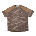 FPA Breathable Tie-Dye Paneled Quick-Dry Short Sleeve T-Shirt for Outdoor Sports, Lightweight Running & Fitness, Premium Minimalist Style for Men