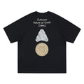 FPA Natural Elements Triangle Graphic Short Sleeve T-Shirt for Outdoor Sports, Quick-Dry Cool Touch Crew Neck Tee