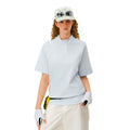 FPA 5A Antibacterial Quick-Dry Stand Collar Short Sleeve Contrast Stitch Half-Zip Summer Outdoor Cycling T-Shirt