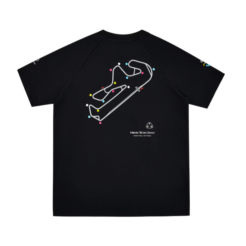 FPA COOLMAX Racing Motorsport Graphic Short Sleeve Tee – Summer Crew Neck Athletic Fit Quick-Dry Cooling T-Shirt