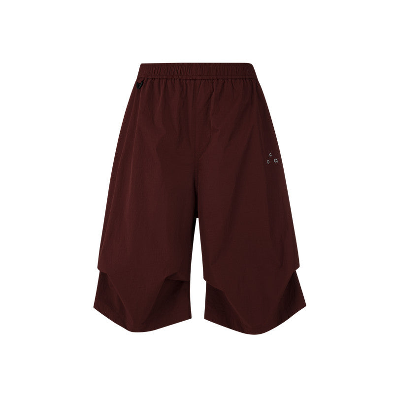 FPA Men's Lightweight Breathable Water-Repellent Sun-Protection 7/8-Length Shorts, Summer Chinese Streetwear Trend Loose Casual Pants