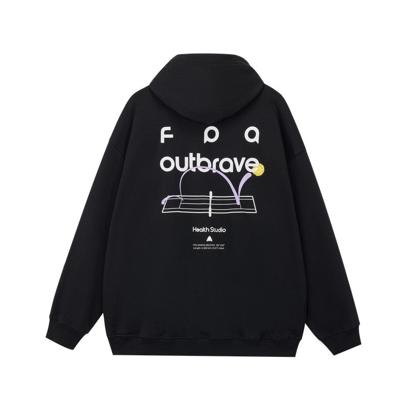 FPA Tennis Print Hooded Sweatshirt