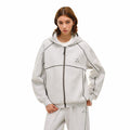 FPA Color-Block Hassel Zip-Up Hoodie – Spring Casual Unisex Loose-Fit Hooded Cardigan Jacket