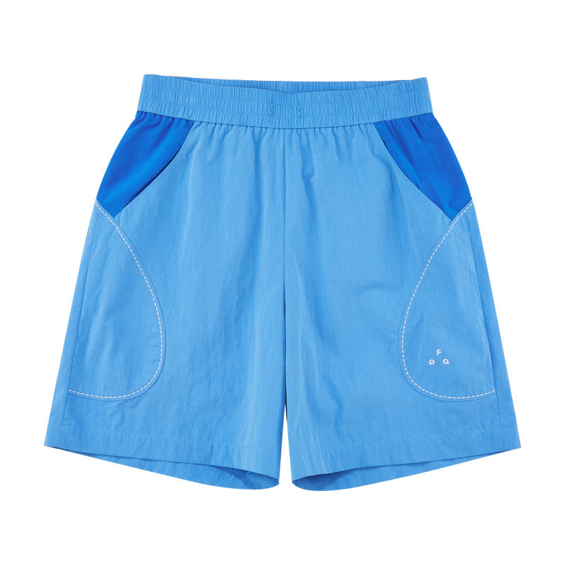 FPA Cotton-Blend Breathable Casual Shorts 2026 New Summer Straight-Leg Unisex Contrast Color Sports 5-Inch Shorts