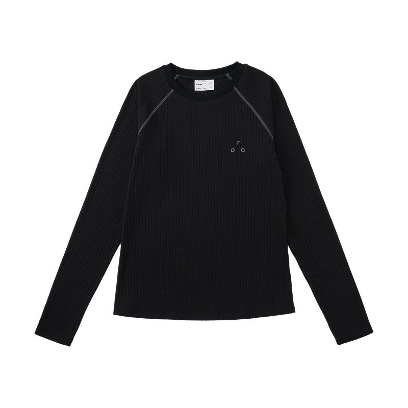 FPA Cotton Small Logo Basic Long Sleeve Tee 2026 New Outdoor Sports Crew Neck Spring/Fall Casual T-Shirt for Women