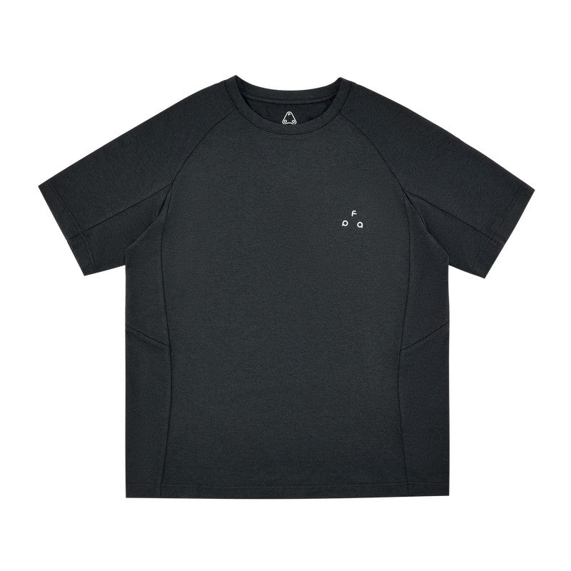 FPA Sports Basic Logo Print Short Sleeve T-Shirt for Men - Summer Outdoor Fitness Running, Comfortable Casual Crew Neck