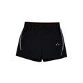 FPA Sport Flower Shadow Knit Texture Shorts for Women - Summer Contrast Zipper Casual 3/4 Shorts