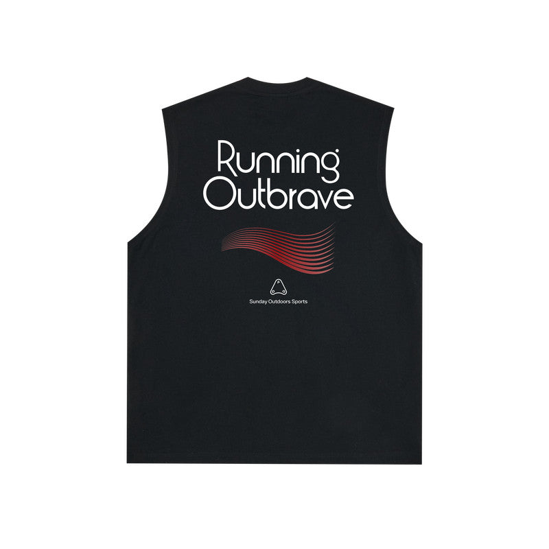 FPA Sorona Quick-Dry Antimicrobial UPF50+ Sports Tank Top, National Trend Style, Crew Neck, Summer Sleeveless T-Shirt for Couples