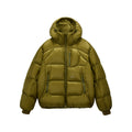 FPA 800FP 95% White Duck Down Cicada Wing Quilted Semi-Translucent Shiny Structured Hooded Down Jacket Winter Coat