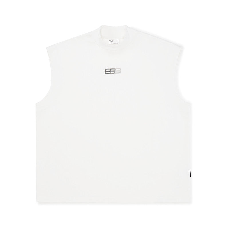 FPA High Neck Sports Tank Top - Chinese Streetwear Trend Summer Pure Cotton Basketball Outerwear Sleeveless T-Shirt for Men