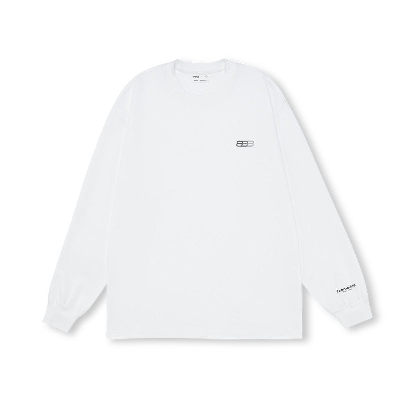 FPA Phantom 8 Long Sleeve T-Shirt - Chinese Streetwear, Loose Fit, Unisex, Round Neck, Spring/Autumn