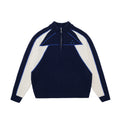 FPA Half-Zip Sports Outdoor Color-Block Knit Sweater – Retro Unisex Pullover for Spring/Autumn