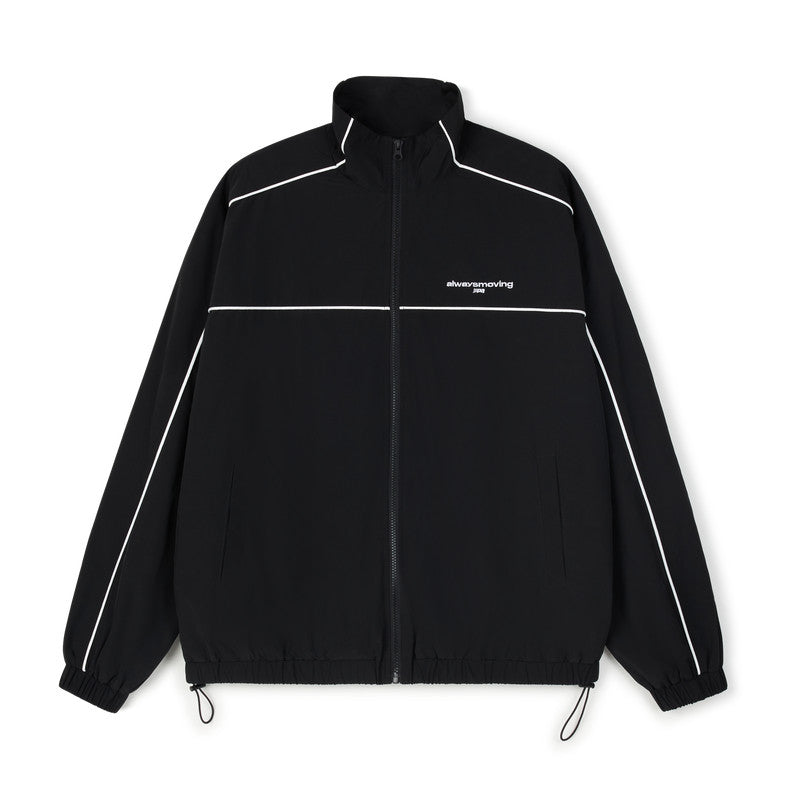 FPA Retro Sports Casual Jacket Spring/Autumn Loose Outdoor American Short Stand Collar Top Chinese Streetwear Brand Coat
