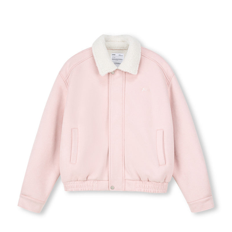 FPA Faux Shearling Jacket for Fall/Winter – Loose-Fit, Trendy, Unisex, Short Collar Coat