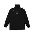 FPA Wool High Neck Base Layer Long Sleeve with Triangle Logo - Spring/Fall Basic Logo Fitted Athletic Undershirt for Men