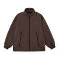FPA Tree Bark Texture Waterproof Windproof Training Half-Zip Jacket, Autumn Lightweight Basic Outdoor Sports Coat for Men