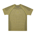 FPA Seamless Knit Color-Block Striped Short Sleeve T-Shirt, 2026 Summer New Round Neck Regular Fit Athletic Fitness Tee for Men
