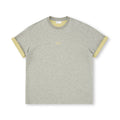 FPA Two-Tone Reversible Sleeve Sports Short Sleeve T-Shirt, Retro Chinese Style, Round Neck, Relaxed Fit, Summer Unisex Tee