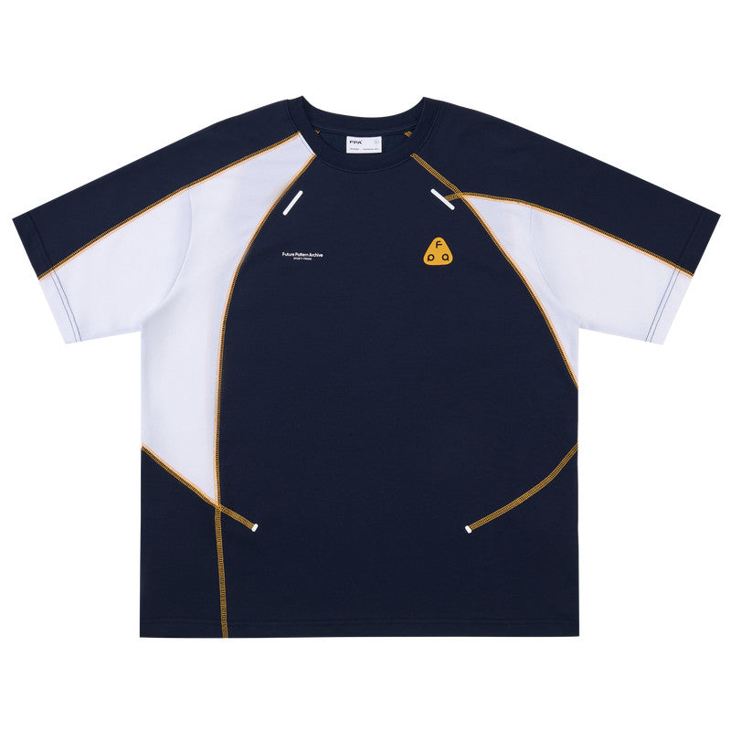 FPA Quick-Dry Cool-Touch 7A Antibacterial Sports Short Sleeve T-Shirt – Chinese Streetwear Trend for Summer Outdoor Loose Patchwork Couple Tee